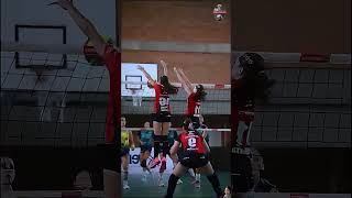 She is ONLY a Kid?! 😱 EPIC Monster Block in Slow-Mo!