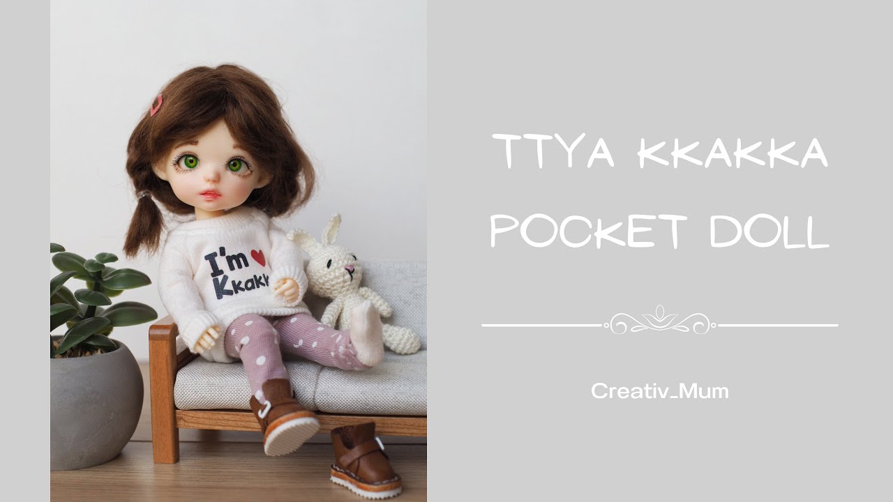 Unboxing TTYA Doll Kkakka Pocket doll | Dress Up | Tiny doll - YouTube