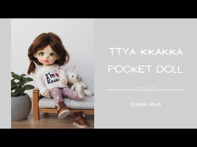Unboxing TTYA Doll Kkakka Pocket doll | Dress Up | Tiny doll - YouTube