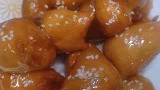 Luqaimat RecipePopular  Arabian Dessert Luqaimat Arabian Sweet Dumplings Iftar ❤️ Ramadan Specia