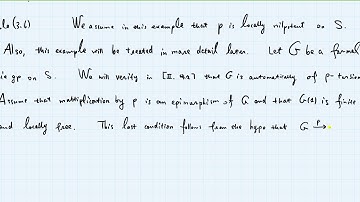Messing 8. some examples on p-divisible groups