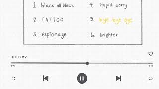 THE BOYZ - Bye Bye Bye (TATTOO EP) Audio