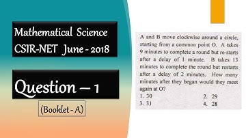 CSIR NET Mathematics Solution June 2018 | Question 1 | General  Aptitude | Shortcut Tricks