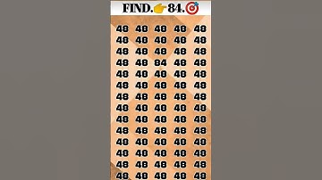 Find 👉 84 odd number puzzle 🧩 iq test math reasoning questions #quiz #mathematicspuzzles #mathspuz
