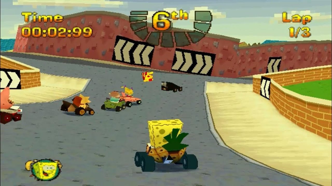 Nicktoons Racing Spongebob Cup 2 Playstation 1 Youtube
