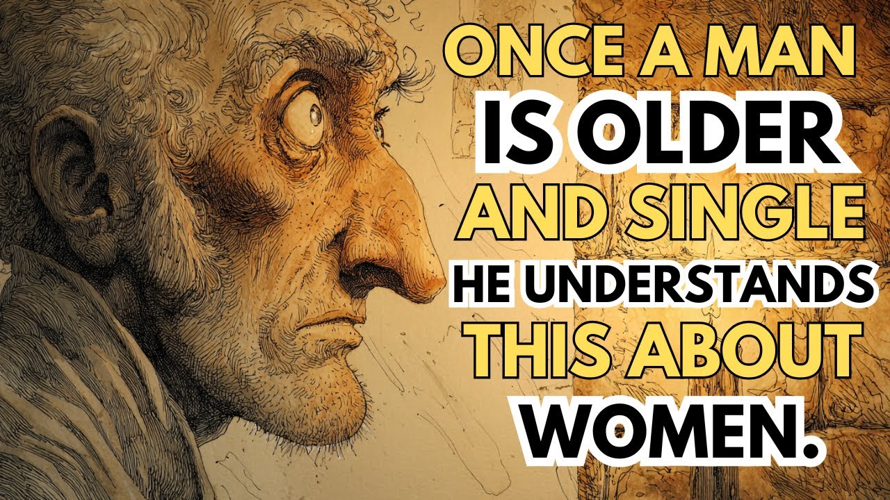 Once a Man Is Older and Single -  He Understands This About Women | Stoic Wisdom.