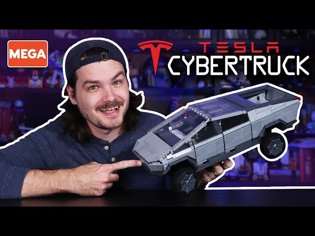 It's HUGE but is it GOOD? MEGA Construx Tesla Cybertruck Review! New 2021  Set! 