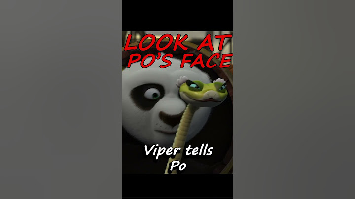 Did You Notice Viper Actually Had A Crush On Po In Kung Fu Panda?