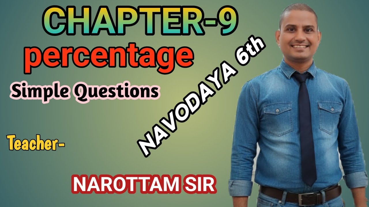 Percentage/प्रतिशतता #* Simple Questions by NP SIR 