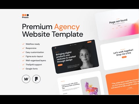 PraxisMX // Digital Agency Template, an UI Kit Template by EGO Creative Innovations (Thumbnail 1 of 6)