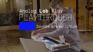 Playthrough | Analog Lab Play | ARTURIA