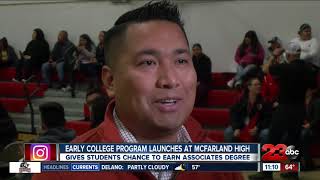 Early College Program launches at McFarland High