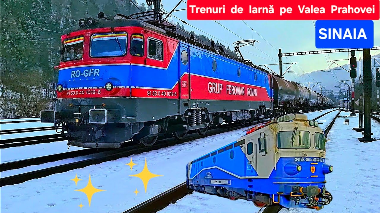 Trenuri de Iarnă pe Valea Prahovei  /  SINAIA  / Partea a doua 