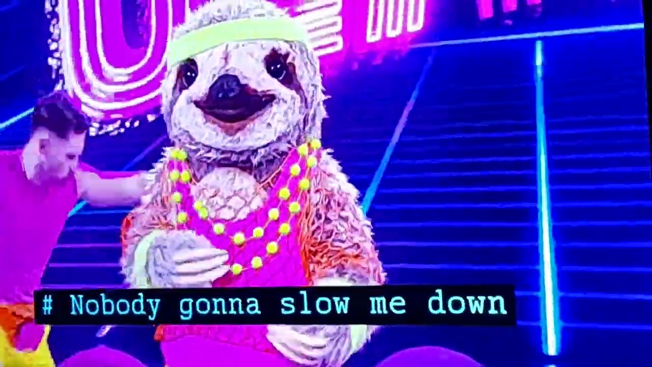 Sloths 1st performance masked singer UK S7