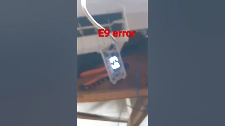 E9 Error Tcl 2.5hp #shorts #acrepair #technician