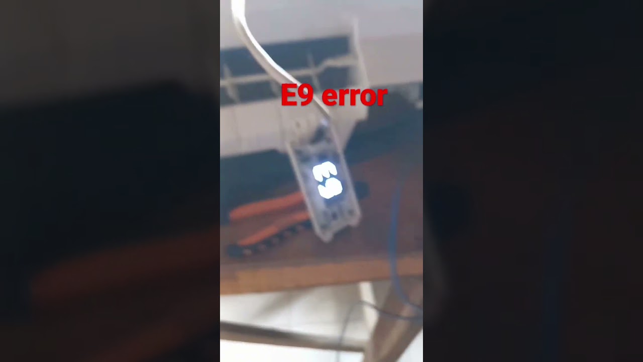 E9 Error Tcl 2.5hp 
