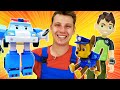 Сборник видео про игрушки для детей Веселая Школа. Бен Тен, Щенячий Патруль, Супер Джетт и машинки!
