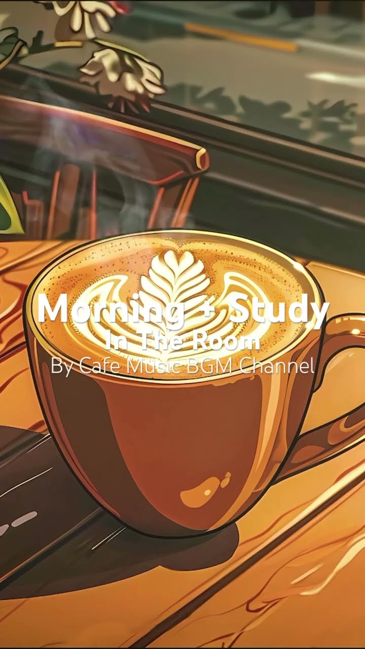 A Quiet Corner in a Leafy Café: Enjoy the Glow of the #Morning \u0026 the #CalmingRhythm of #JazzMelodies