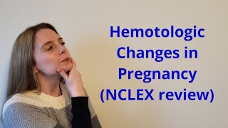 HEMATOLOGICAL CHANGES IN PREGNANCY