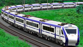 Train High Speed Crossing in Curved Rail | BUMPY RAILROAD | Train Simulator | Railwork | NTG GAMING screenshot 3