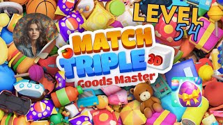 Match Master: Goods Triple 3D Level 54