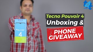 Phone GiveAway Alert :D | Tecno Pouvoir 4 Unboxing & Price in Pakistan