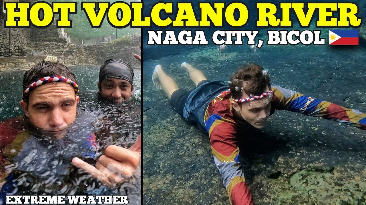 Bicol Hot Spring NAGA BICOL HOT VOLCANO RIVER - Canadian and Filipino Motor Vlog ...