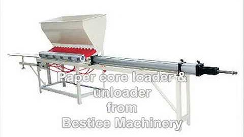 Adhesive BOPP tape paper core loader & unloader  Bestice Machinery