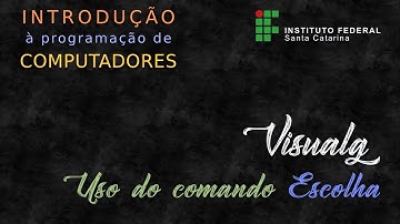 Uso do comando ESCOLHA no Visualg