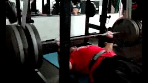 Chris Driver 500lb rev avg band floorpress @ 219lbs