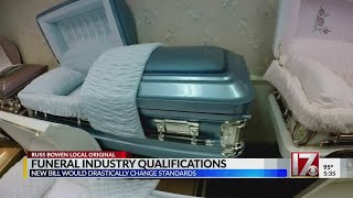 Funeral industry qualifications