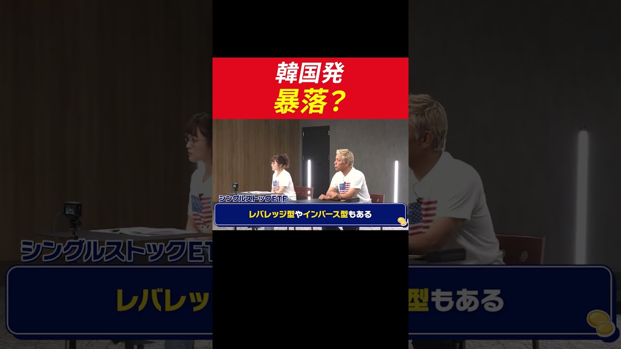韓国発暴落？ #田村亮 #鈴木奈々 #個別株 #米国株 #投資信託