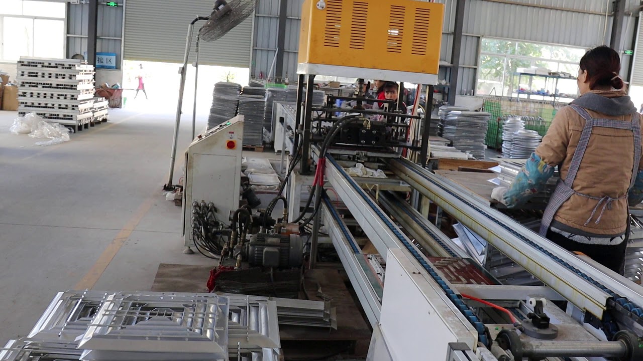 #Square Diffuser Automatic #Assembly Line #ceiling diffuser #one piece ...