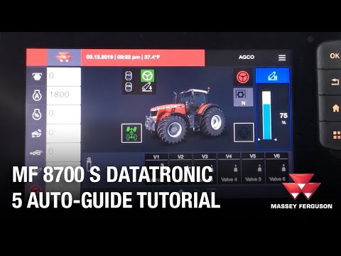 MF 8700 S Datatronic 5 Auto-Guide | Technology | Tutorial