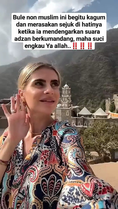 viral reaksi bule saat dengar suara adzan‼️‼️#adzan #bule #nonmuslim #momenharu #viraltiktok