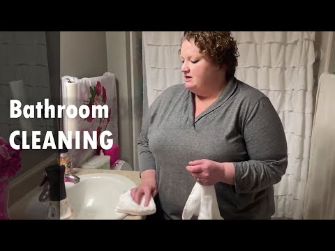 Cleaning the Bathroom Counter and Sink when Low Vision or Blind