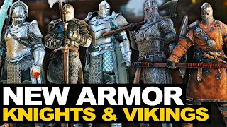 For Honor: New Armor for Knights & Vikings | Y8S1 Armor Variations Showcase
