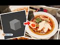 CGで醤油ラーメンを作ってみた！【Blender】