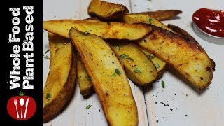 Plant Based Oil Free Garbage Potato Wedges: The Whole Food Plant Based Recipes
