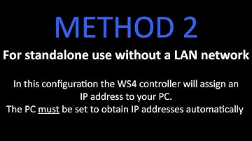 WS4 web access control system network connection