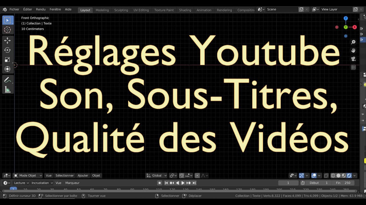 Réglages et Sous-Titres des vidéos sur youtube tutoriel Svm6 - YouTube