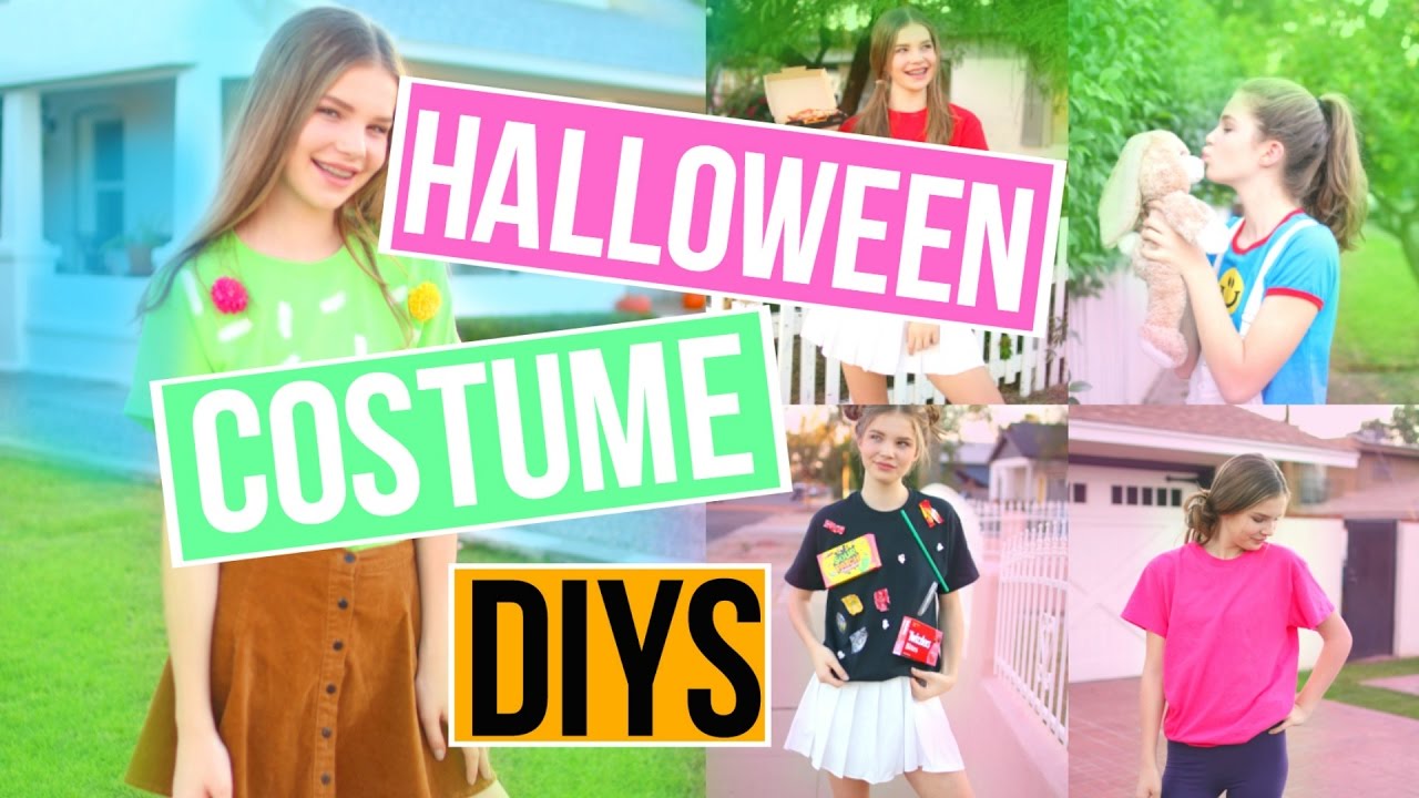 DIY LAST MINUTE HALLOWEEN COSTUMES! YouTube