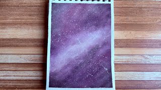 Easy Watercolor Galaxy Painting Tutorial for Beginners Update