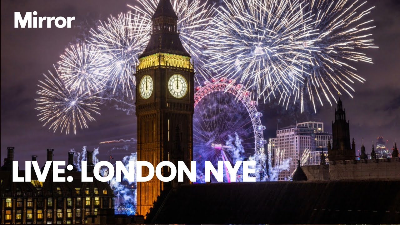 LIVE: London celebrates New Year's Eve with fireworks on the Thames