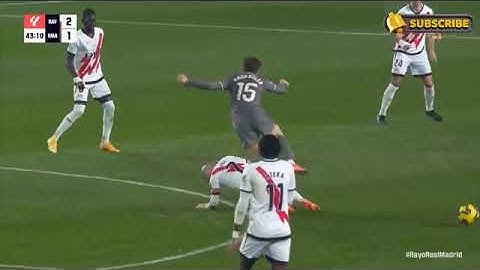 Real Madrid vs Rayo vallecano(3-3)