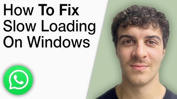 How To Fix Whatsapp Web Slow Loading on Windows [2025 Full Guide]