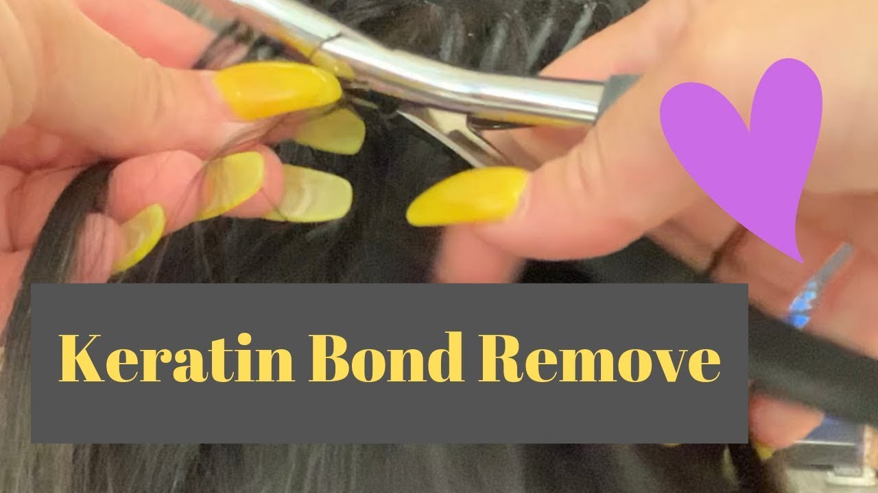 Hair Extensions Keratin Bond Remove YouTube Hair Extensions Keratin Bond Remove YouTube