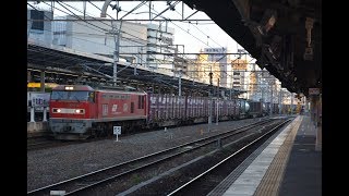 EF510 4号機(4084レ) 名古屋駅通過