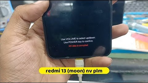 wald fast redmi 13 (moon) nv data corrupted fix no need rsa