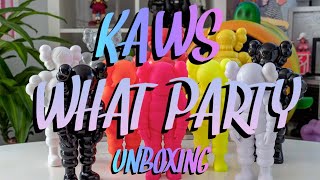 KAWS "WHAT PARTY" FULL SET - A League OTO Unboxing